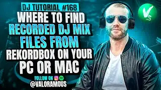 DJ Tutorial #168: Where To Find Recorded DJ Mix Files From Rekordbox On Your PC or Mac