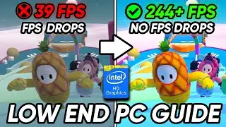 🔧 Fall Guys Low End PC: Boost FPS and Fix Lag & FPS Drops In Low End PC ✅ | 4GB RAM | Best Settings