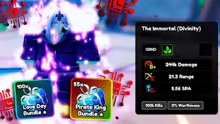 [CODE] Finally Unlocking the NEW 0.01% Immortal Divine | Anime Last Stand