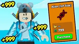 I Became The Biggest With Infinite Size in Roblox Size Legends Simulator