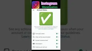 Instagram monetization ||  monetization policy criteria ✅ #shorts #instagram #trending #short