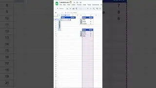 How to create inline array in Google Sheets #googlesheets #spreadsheettips #spreadsheets