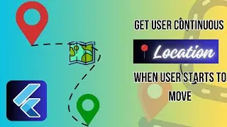 Get Current & Continuous Device Location (latitude / longitude) In Flutter.