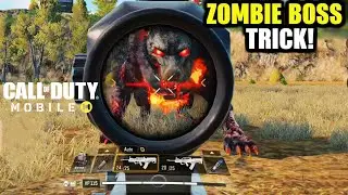 Call Of Duty Mobile Zombie Dog Boss Trick to Kill faster without taking any damage | COD Mobile