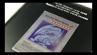 UNBOXING Platinum Blue Eyes White Dragon Yu-Gi-Oh! Master Piece Pure Silver Card