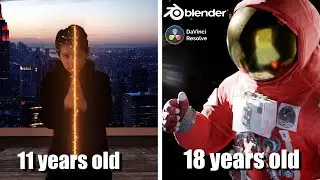 7 Years of VFX Evolution: Age 11 to 18 | Blender VFX Progress