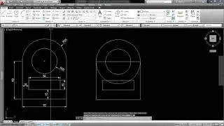 AutoCAD Tutorial: Draw line and circle Exercise #1