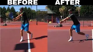 PRO SECRET for MASSIVE TOPSPIN BACKHAND! Easy trick and drills for increasing topspin