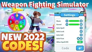 Weapon Fighting Simulator Codes 2022 July | Roblox Weapon Fighting Simulator