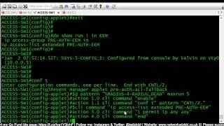Embedded Event Manager (EEM) Scripts for ISE Low Impact Mode