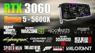 RTX 3060 Test in 15 Games in 2024 : RTX 3060 Gaming