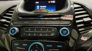 Ford KA Clock settings. How to set the clock in a Ford KA time and date. ￼