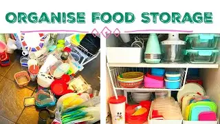 ORGANISE FOOD STORAGE | Kitchen Declutter | Food Containers