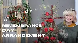 How to make a Remembrance Day Flower Arrangement -  Learn about Interpretive Design