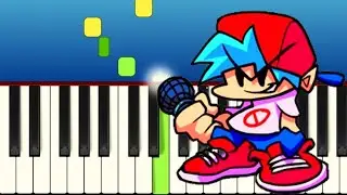 17 Friday Night Funkin' FNF Songs - Piano tutorial (Only Right Hand)