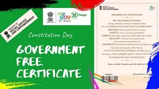 Constitution Day Pledge Certificate | Free Government Certificate | Government Free Online Courses.