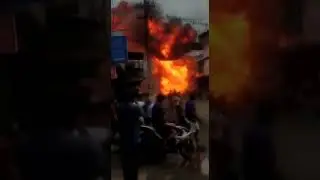 What will happen when an LPG cylinder explodes?