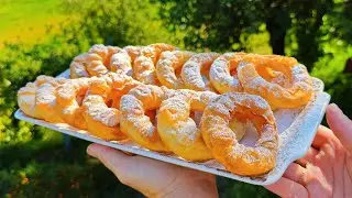 Есть Кефир?Эти ПЫШКИ Вкуснее ПОНЧИКОВ!Без ЯИЦ!Без ДРОЖЖЕЙ!Хрустящие сверху мягкие внутри Супер тесто