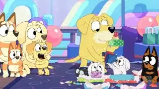 Bluey | Argh, DAD! They're my present.{Chucky}(Pass the Parcel)