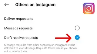 How to turn off instagram message request | Stop receiving messages on instagram without blocking