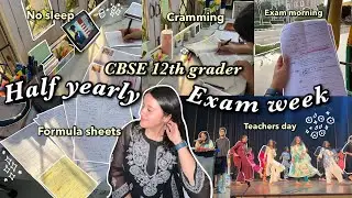 HALF YEARLY EXAM SEASON☘️ *CBSE 12TH GRADER*
