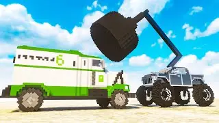 Vehicles and Building Crashes, Collapse #2 - Teardown