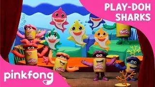 The Play-Doh Show Presents: Pinkfong! Baby Shark Doh-Doh Dance | Official Stop Motion