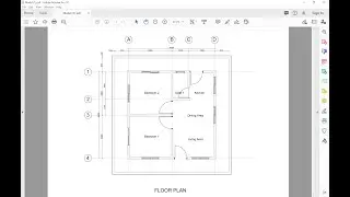 Building floor plan 6MX6M in AutoCAD (With Music)