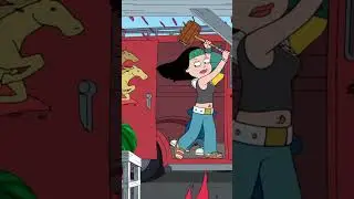 Hayley swings and…fails #AmericanDad | TBS