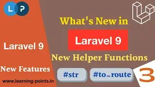 New Helper Functions and Exception Page in laravel 9 | Laravel 9 new features and changes