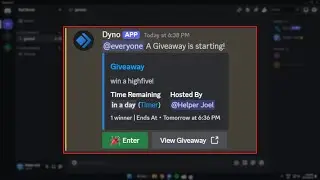 How To Create A Discord Giveaway Using Dyno Bot