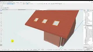 В архикаде крыша отрезает куски стен под ней Как исправить