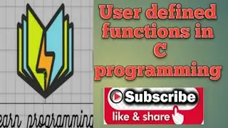 Functions in c programming | user defined functions in c programming with live  examples