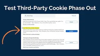 Test Third-Party Cookie Phase Out - How much your website relies on Third-Party Cookies?