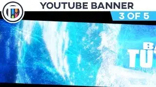 YouTube Banner Tutorial - How to create an Ice Style Banner - Effects [3/5]