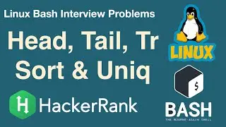 HackerRank Linux - Head, Tail, Tr, Sort and Uniq Commands