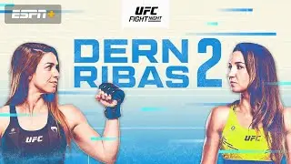 UFC VEGAS 101 LIVESTREAM DERN VS RIBAS 2 FULL FIGHT NIGHT COMPANION & PLAY BY PLAY