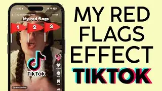 How To Create The Red Flag Filter Trend Video On Tiktok In Under 2 Minutes!