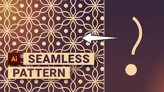 How to Create Seamless Pattern in #AdobeIllustrator