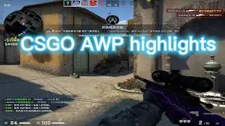 CSGO AWP highlights montage