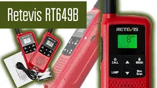 Retevis RT649B license free PMR radio.