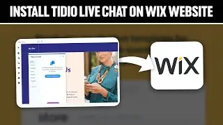 How To Install Tidio Live Chat On Wix Website 2024! (Full Guide)