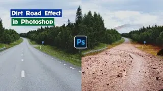 Photoshop Tutorial | Dirt Road Effect in Photoshop|Dirt Road Effect in Photoshop 2023