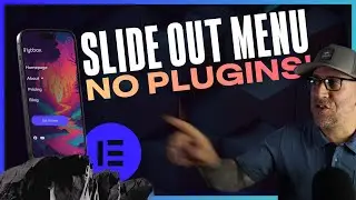 Slide Out Mobile Menus for Elementor With No Plugin or Pop Ups