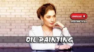 Photoshop CC - Oil Painting Action - Freebie Download