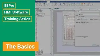 EBPro HMI Software Training: The Basics