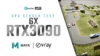 Powerful Render Farm for Maya & V-Ray Render with 6 x RTX 3090 | iRender Cloud Rendering