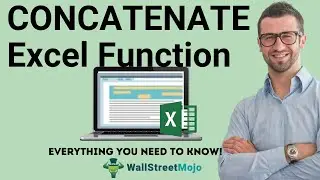 CONCATENATE Excel Function | How to Use CONCATENATE Formula in Excel?
