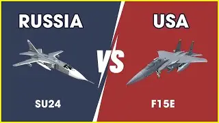 Who Wins!! Su-24 Vs F-15e: Which Fighter Jet is the Most Powerful | Military Summary