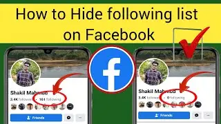 How To Hide Following List On Facebook  How To Remove Following List On Facebook